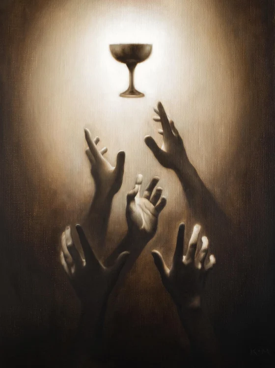 Pictura Reaching for the Holy Grail SURSA Khaled Matar