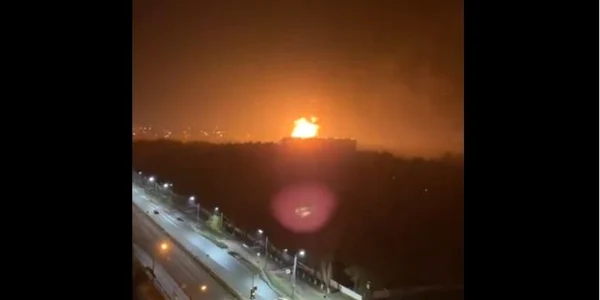 Incendiu la un depozit de petrol din Rusia