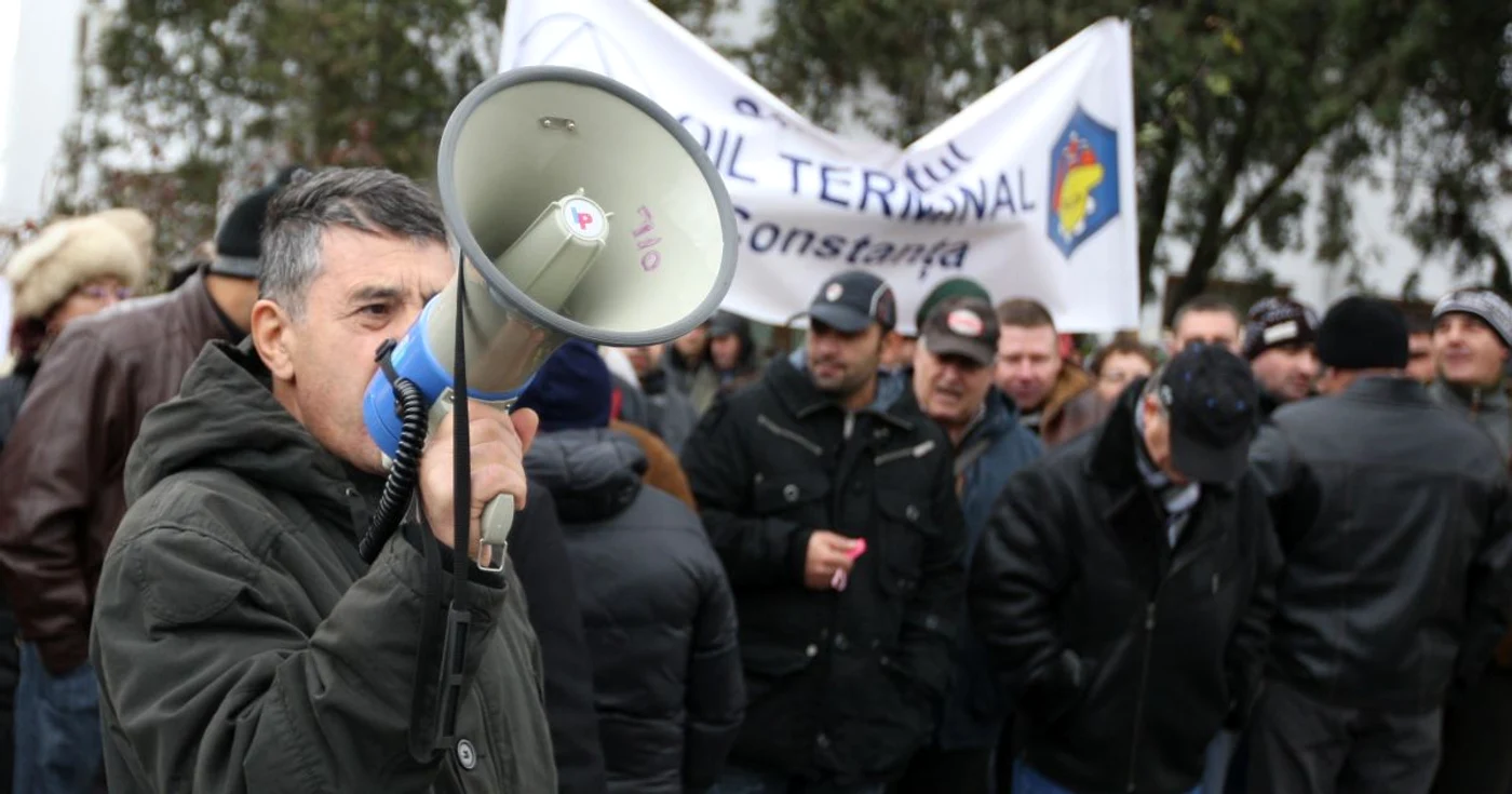 Angajaţii Oil Terminal au protestat recent împotriva intenţiei Ministerului Energiei de a schimba conducerea companiei