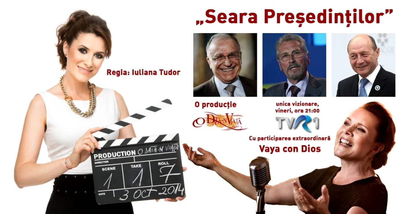 Imaginea iniţială prin care a fost anunţată emisiunea „O dată-n viaţă“ din această seară FOTO TVR