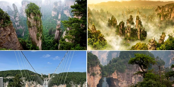 Parcul Zhangjiajie din China sursa de inspirație pentru Avatar Colaj DMS