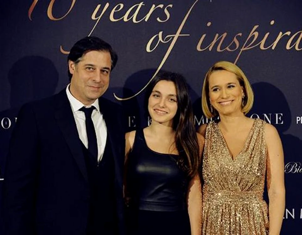 
    Andreea Esca, soţul şi fiica ei, la gala The OneFoto: Arhiva personală  