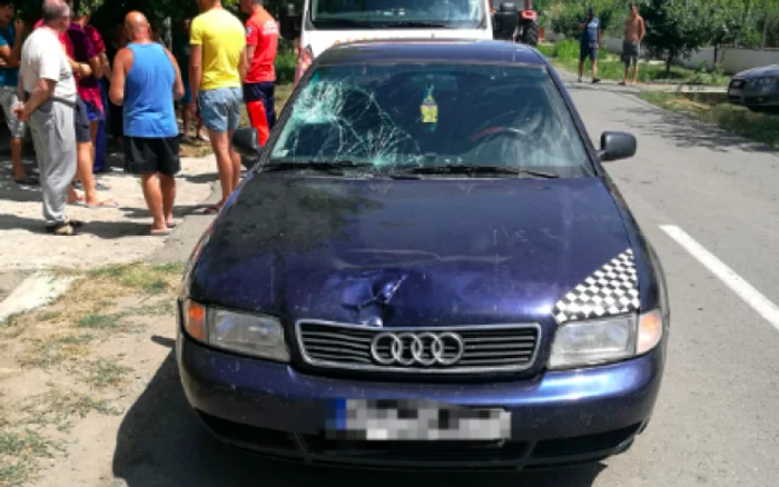 Accident rutier - gravidă lovită în Istria, judeţul Constanţa Sursa amator