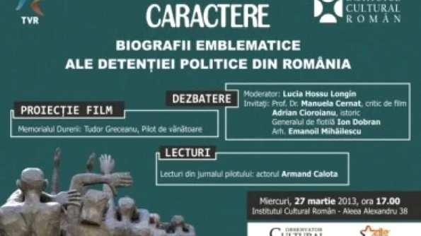 Biografia excepțională a pilotului Tudor Greceanu, prezentată la ICR în seria de dezbateri „Caractere“ jpeg