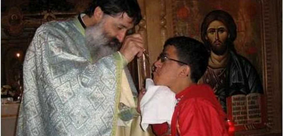 Preotul Nicolae Picu de la Biserica Sfântul Mina din Constanţa