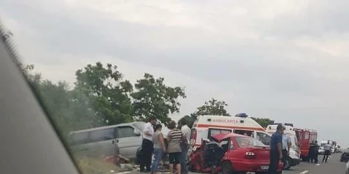 Accident mortal pe DN 79