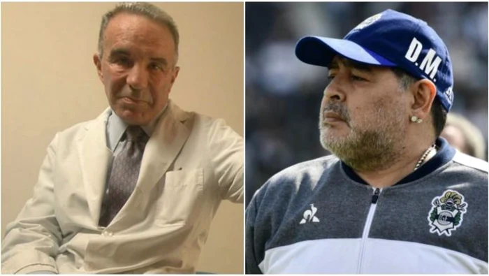 Alfredo Cahe (stânga) e convins că Diego Maradona putea fi şi acum în viaţă