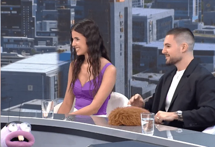 Mario Fresh și Miruna Gavrilă. Foto: captură TV