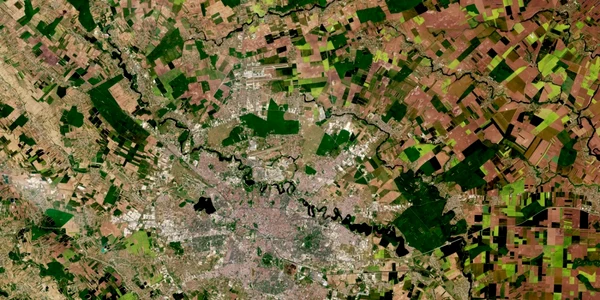 Bucurestiul vazut din spatiu foto ESA