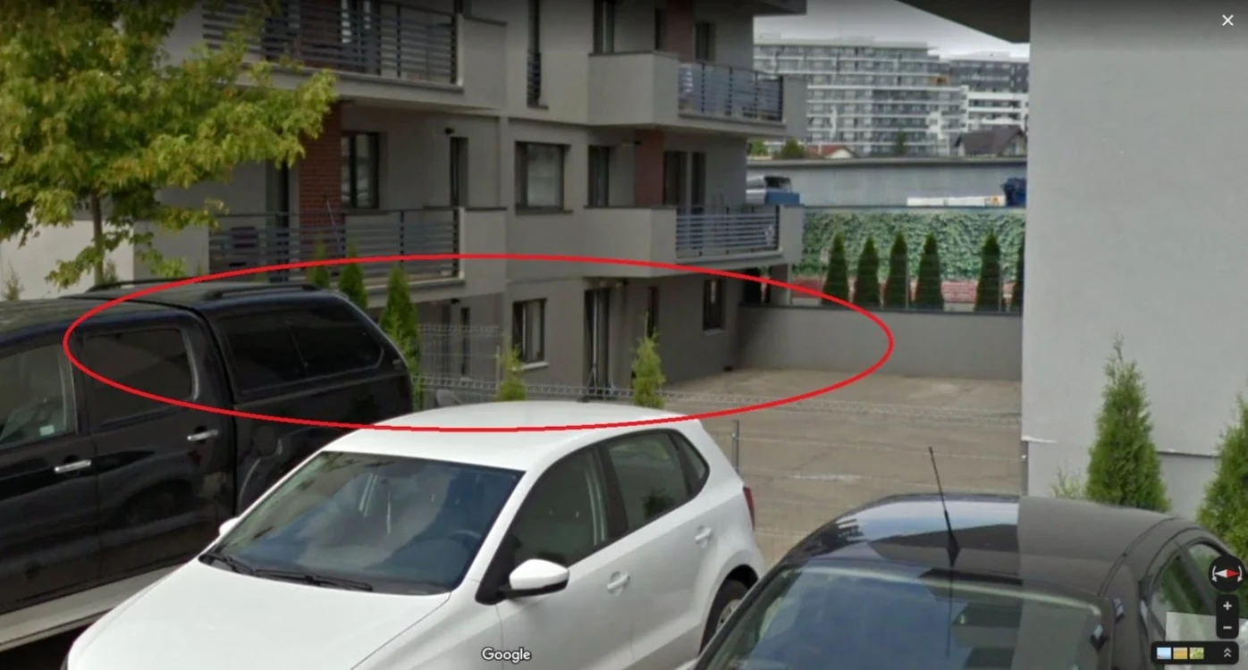 cluj bloc parcare. foto google