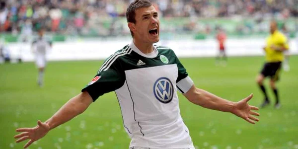 Edin Dzeko a marcat 10 de goluri pentru VfL Wolfsburg în acest sezon