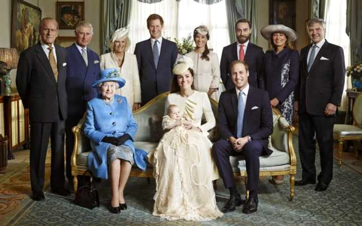 Printul George botez bebelusul regal FOTO Getty Images