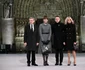 Nicolas Sarkozy și Carla Bruni alături de Emmanuel Macron și Brigitte Macron la Notre Dame. FOTO: Profimedia