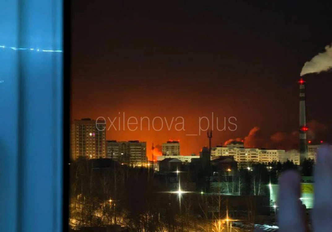 Incendiu la stația de pompare a țițeiului „Kaleikino” din Tatarstan/FOTO:X
