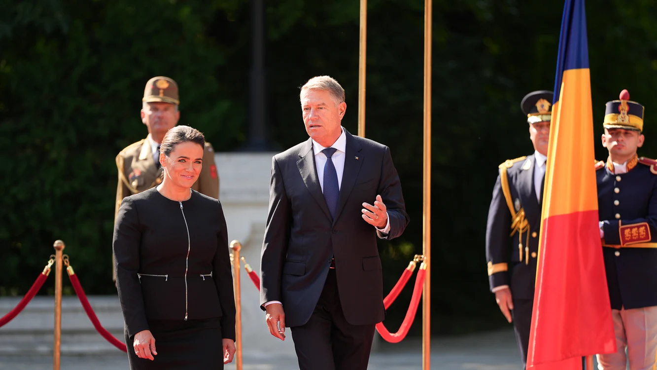 Katalin Novak și Klaus Iohannis FOTO Presidency.ro