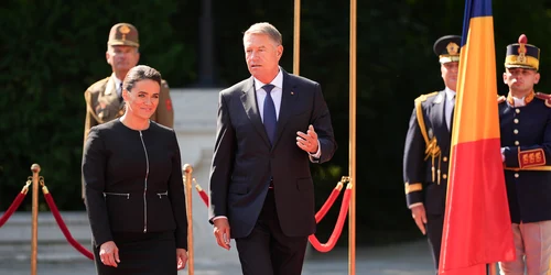 Katalin Novak si Klaus Iohannis FOTO Presidency jpg