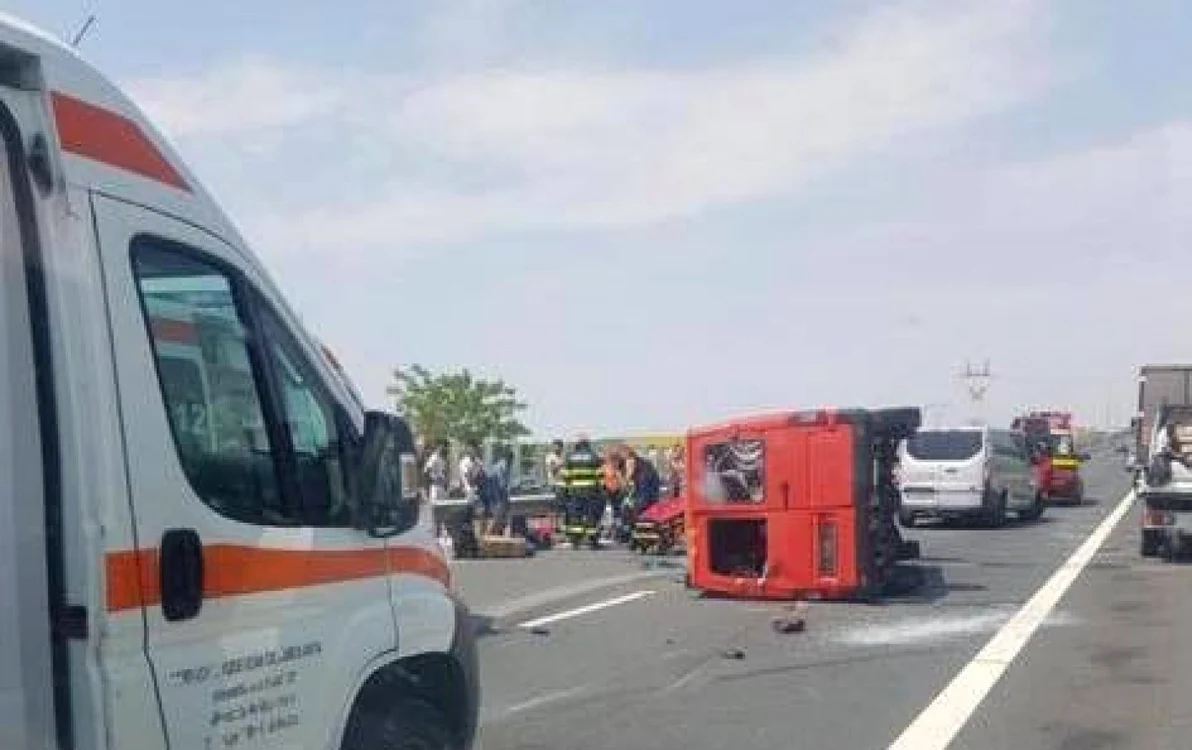 Accident pe DN21 FOTO Adevărul