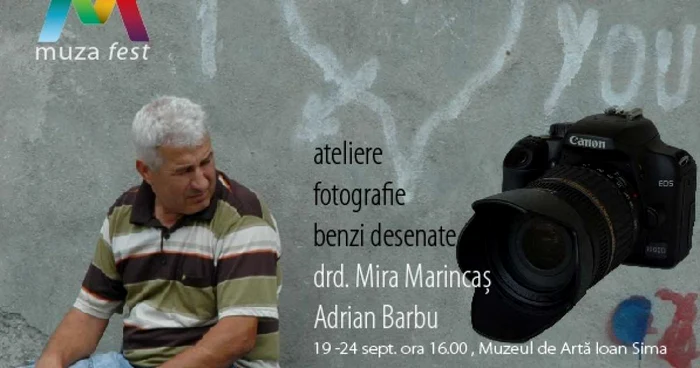 Atelierele de fotografie şi benzi desenate au loc zilnic între 16.00 şi 18.00