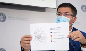 Ministrul Mediului, Costel Alexe, a arătat harta unde vor fi amplasate aparatele în Capitală jpeg