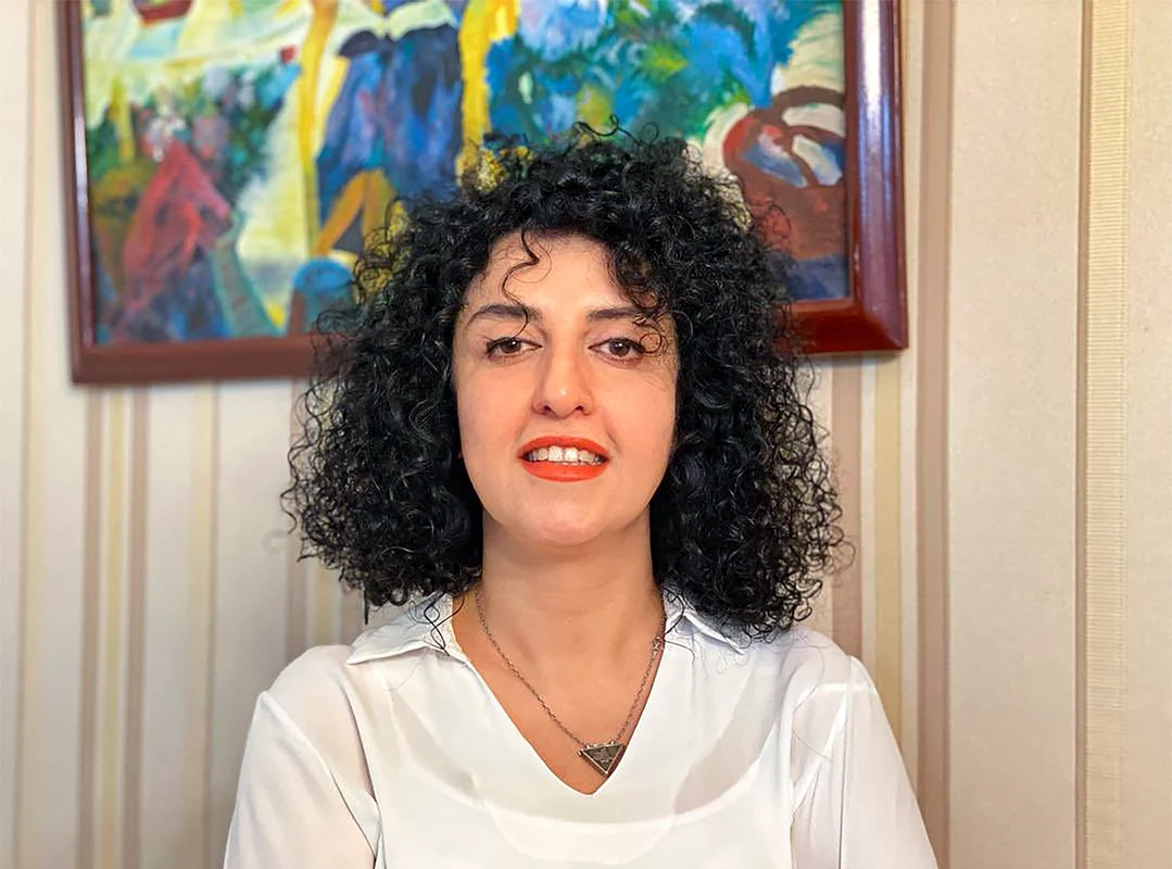 Narges Mohammadi activistă iraniană aflată în închisoare a câștigat Premiul Nobel pentru Pace 2023 FOTO AFP (4) jpg
