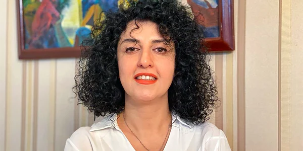 Narges Mohammadi activistă iraniană aflată în închisoare a câștigat Premiul Nobel pentru Pace 2023 FOTO AFP (4) jpg