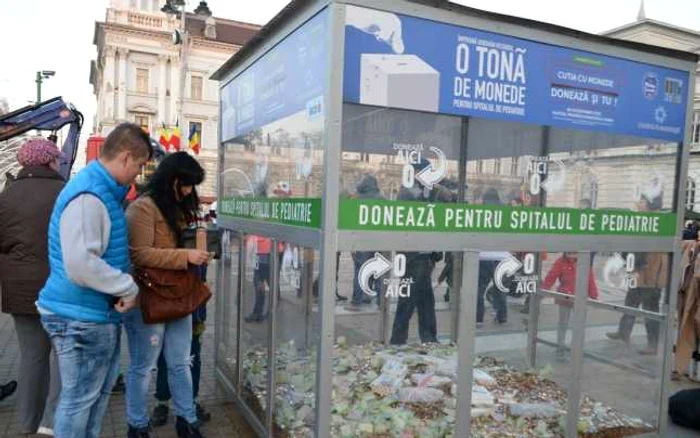 Arădenii au donat monede aproape o lună de zile