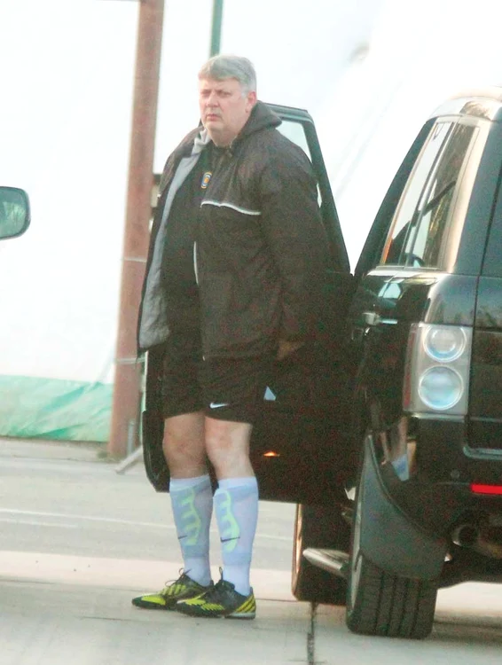 Pentru că a renunţat la sport o perioadă, Gino Iorgulescu a luat proporţii (foto: caps)