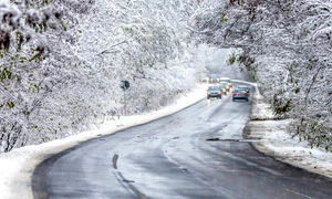 Ninsoare zapada sosea drum FOTO Inquam Photos  Casian Mitu jpg