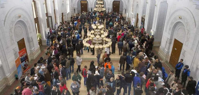 Imagine de la precedenta ediţie a Bursei de locuiri de muncă FOTO Arhiva Adevărul