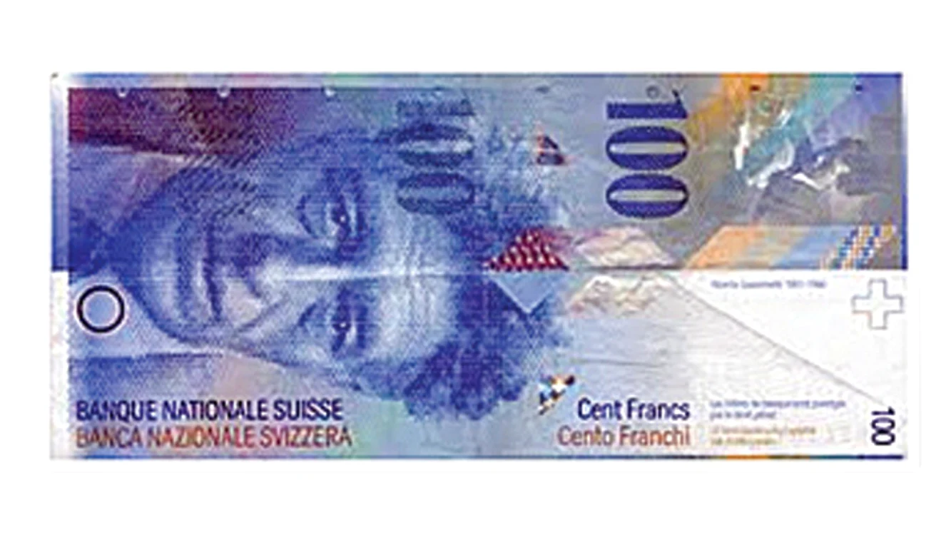 Bancnota de 100 de franci elvetieni