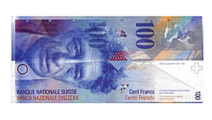 Bancnota de 100 de franci elvetieni