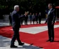 Klaus Iohannis îl întâmpină pe preşedintele Germaniei Frank-Walter Steinmeier. FOTO  Inquam Photos / George Calin