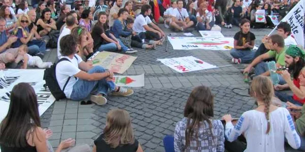 protest sibiu rosia montana 8.09.2013