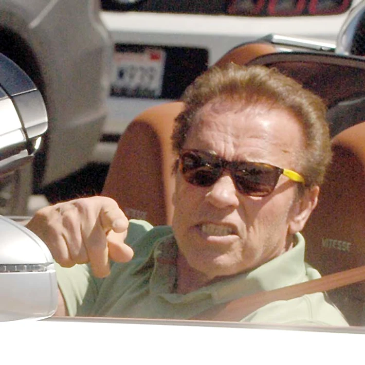 Arnold Schwarzenegger  (67 de ani) te termină  în doi timpi şi trei mişcări