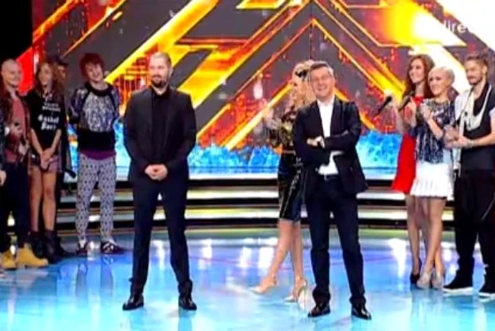 Delia Matache a avut un look special în finala X Factor (captură Antena 1)