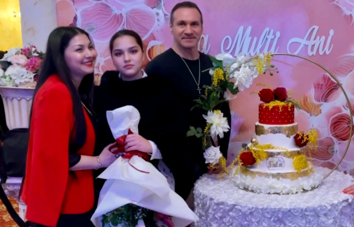 Daria, fiica Medanei, aniversată în Italia / Sursa: arhiva personală 