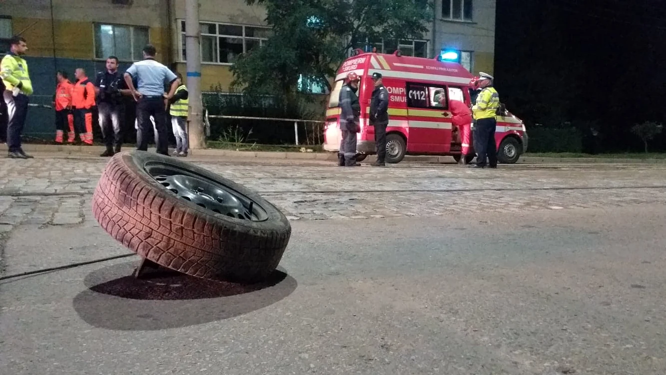 Accident grav în Brăila FOTO: Obiectiv Vocea Brăilei