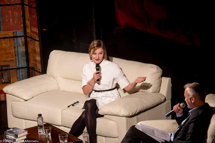 Veronica Roth la Filit 2018 FOTO: facebook.com/puncte.jurnalalternativ