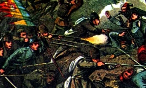 Războiul de Independenţă: La Plevna generalul otoman Osman Paşa s a predat generalului Cerchez jpeg