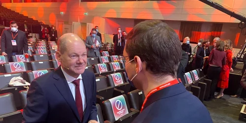 Întâlnirea europarlamentarului Victor Negrescu cu noul cancelar german Olaf Scholz