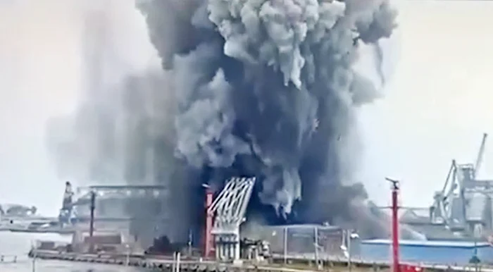 Drona maritimă rătăcită s-a autodetonat vineri