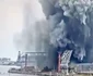 Momentul exploziei dronei 
