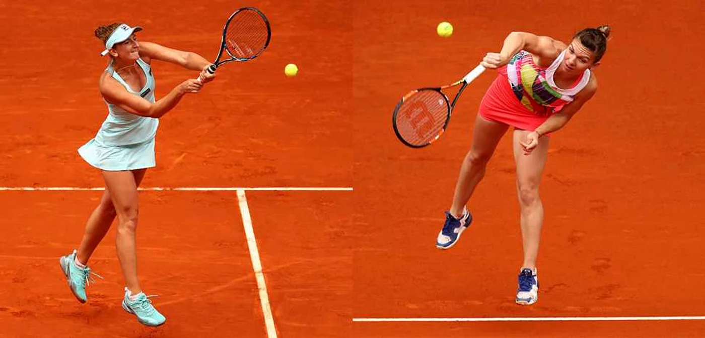 Irina Begu şi SImona Halep FOTO GEtty Images