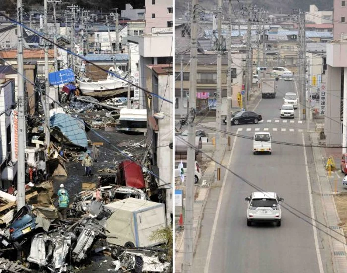 Uimitioarea transformare a Japoniei între 2011 şi 2013 (foto Reuters)