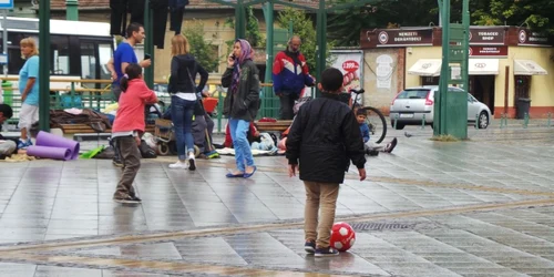 Copii imigranti Ungaria FOTO Daniel Dancea