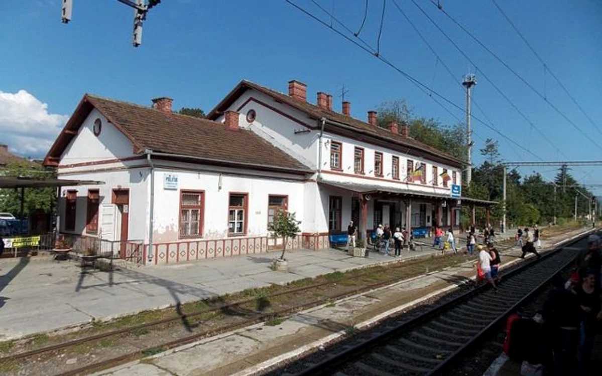 Gara din Aiud FOTO Adevărul