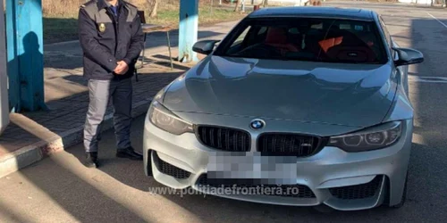 BMW confiscat FOTO politia de frontiera 