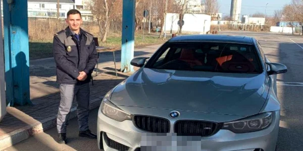 BMW confiscat FOTO politia de frontiera 