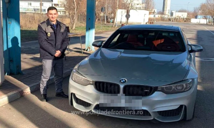 Maşina în valoare de 50.000 de euro a fost confiscat FOTO Poliţia de Frontieră