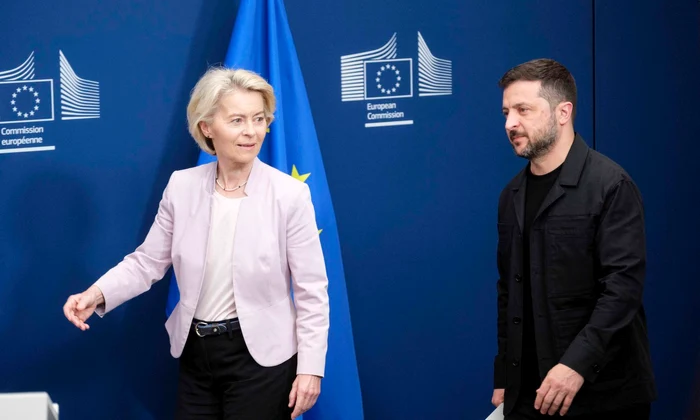  Ursula Von Der Leyen și Zelenski FOTO Profimedia 